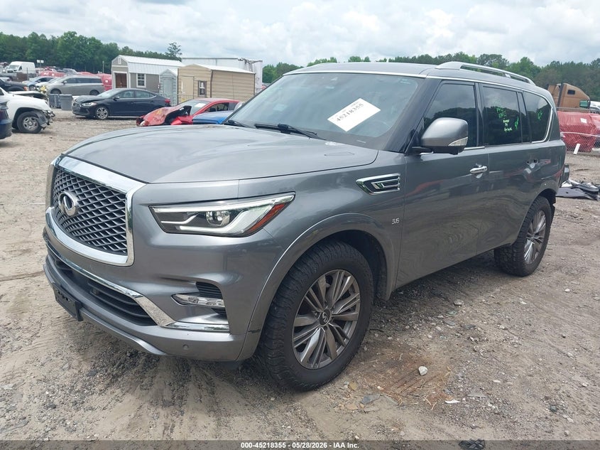 2020 Infiniti Qx80 VIN JN8AZ2NF3L9704460 IAAI salvage auction — REAR END, Salvage (Georgia), sold $9,600 on 2026-07-31 (photo 2)