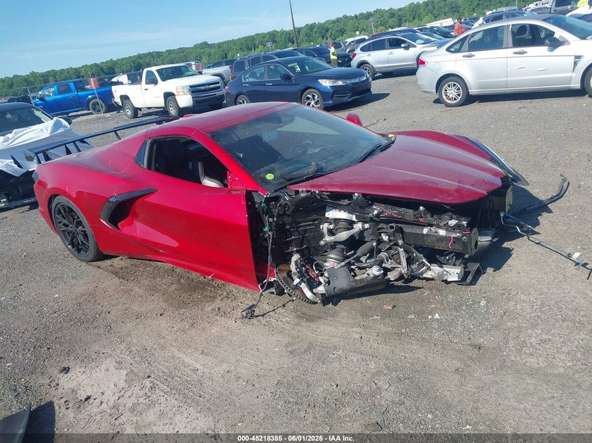 2025 Chevrolet Corvette VIN 1G1YC3D40S5103880 IAAI salvage auction — FRONT END, Rebuildable (Florida), sold $36,600 on 2026-07-06 (photo 1)