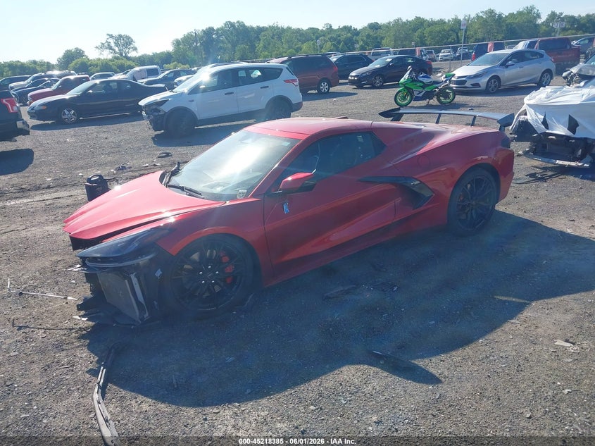 2025 Chevrolet Corvette VIN 1G1YC3D40S5103880 IAAI salvage auction — FRONT END, Rebuildable (Florida), sold $36,600 on 2026-07-06 (photo 2)