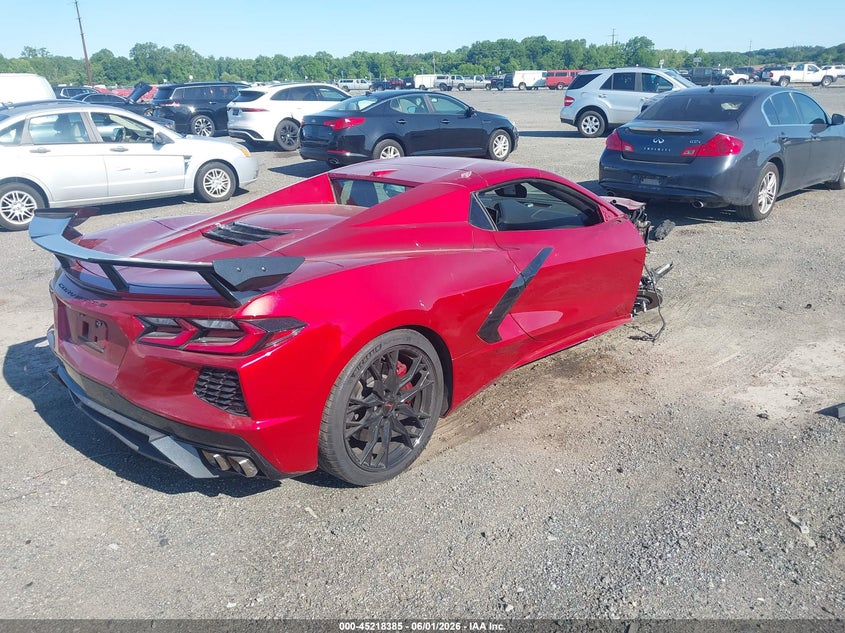2025 Chevrolet Corvette VIN 1G1YC3D40S5103880 IAAI salvage auction — FRONT END, Rebuildable (Florida), sold $36,600 on 2026-07-06 (photo 4)