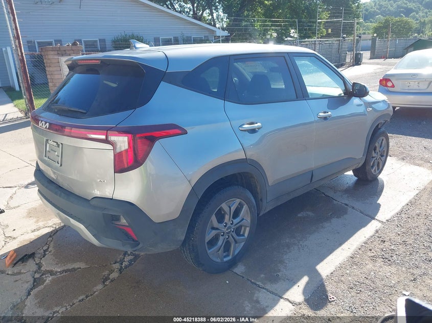 2024 Kia Seltos VIN KNDEPCAA9R7652307 IAAI salvage auction — FRONT END, Salvage Title, sold $3,900 on 2026-07-13 (photo 4)