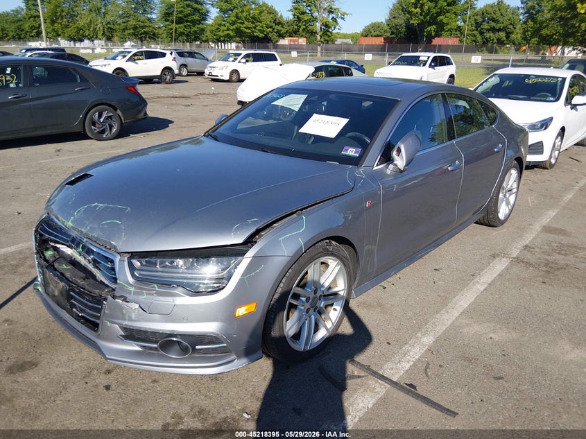 2017 Audi A7 VIN WAUW2AFC0HN121635 IAAI salvage auction — FRONT END, Salvage (New Jersey), sold $3,650 on 2026-07-20 (photo 2)