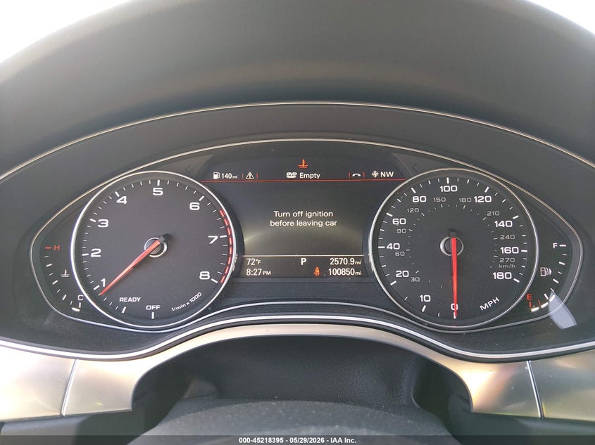 2017 Audi A7 VIN WAUW2AFC0HN121635 IAAI salvage auction — FRONT END, Salvage (New Jersey), sold $3,650 on 2026-07-20 (photo 7)