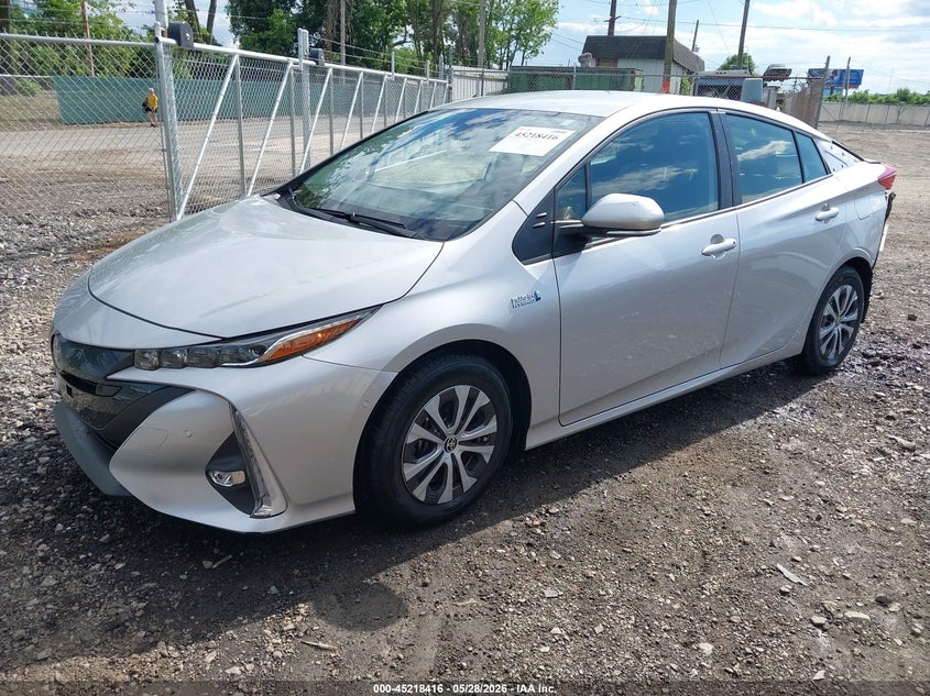 2022 Toyota Prius VIN JTDKAMFP9N3227971 IAAI salvage auction — REAR END, Salvage (Delaware), sold $12,550 on 2026-08-24 (photo 2)