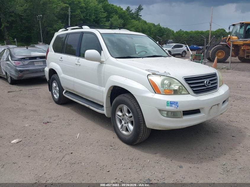 2005 Lexus Gx 470 VIN JTJBT20X250086263 IAAI salvage auction — NORMAL WEAR, Clear (Michigan), sold $3,200 on 2026-07-21 (photo 1)