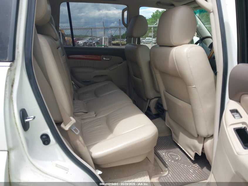 2005 Lexus Gx 470 VIN JTJBT20X250086263 IAAI salvage auction — NORMAL WEAR, Clear (Michigan), sold $3,200 on 2026-07-21 (photo 8)