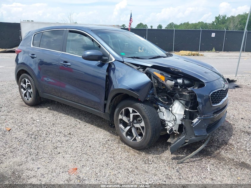 2021 Kia Sportage VIN KNDPM3AC5M7876864 IAAI salvage auction — FRONT END, Salvage Title, sold $3,350 on 2026-07-29 (photo 1)