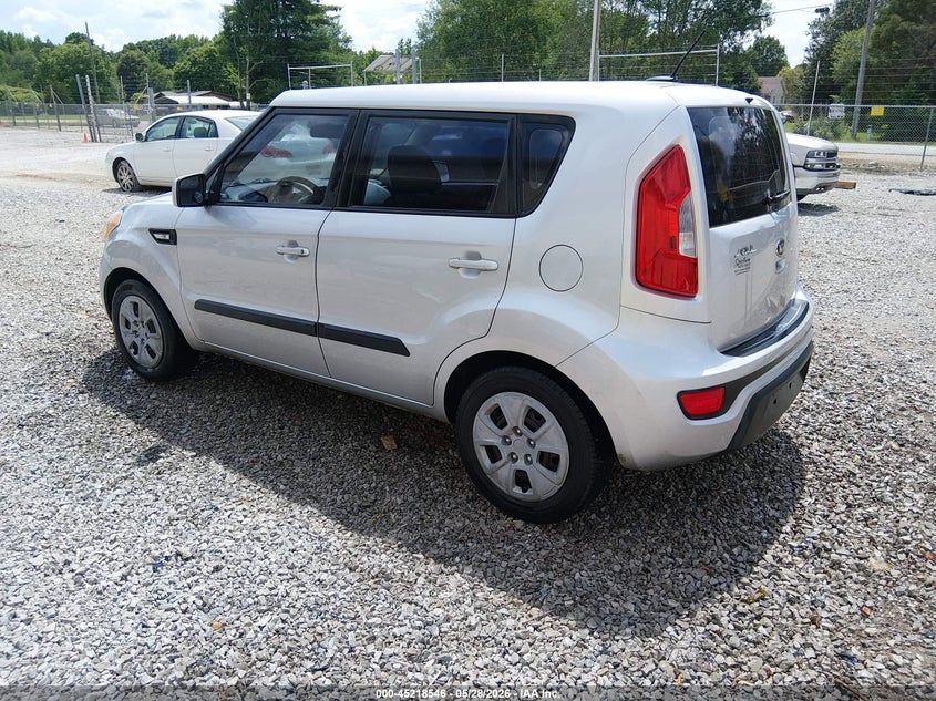2013 Kia Soul VIN KNDJT2A56D7755426 IAAI salvage auction — FRONT & REAR, Clear (Tennessee), sold $800 on 2026-07-20 (photo 3)
