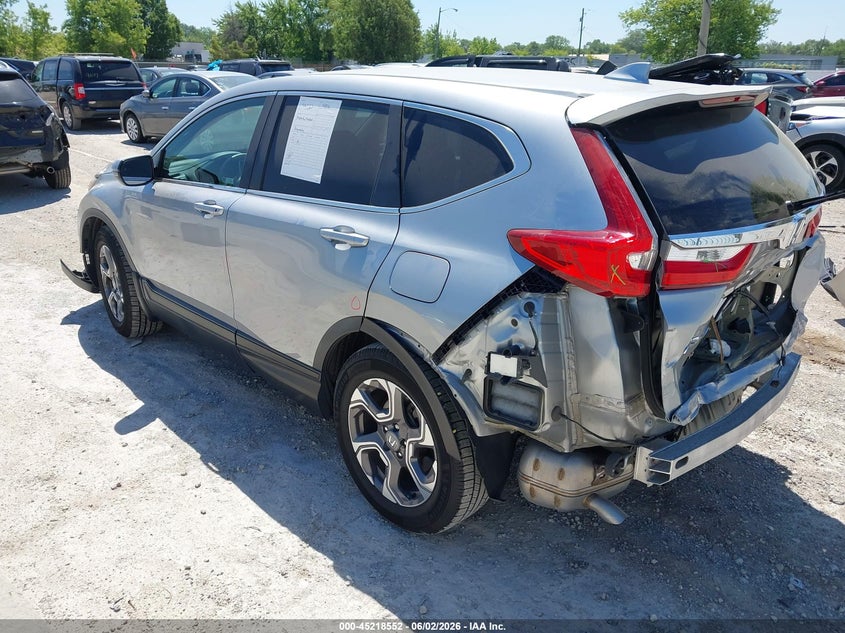 2019 Honda Cr-v VIN 7FARW1H51KE010332 IAAI salvage auction — REAR END, Salvage (Illinois), sold $7,550 on 2026-07-14 (photo 3)