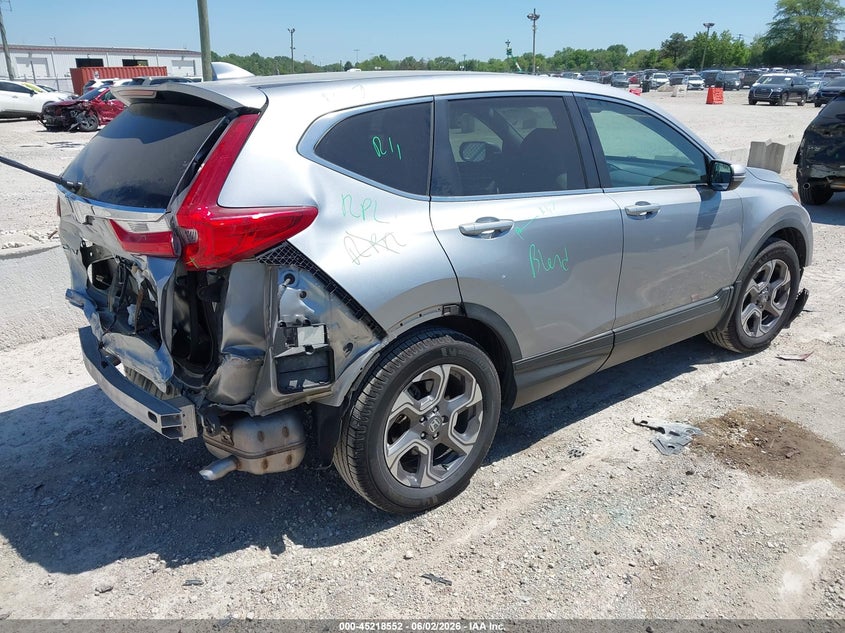 2019 Honda Cr-v VIN 7FARW1H51KE010332 IAAI salvage auction — REAR END, Salvage (Illinois), sold $7,550 on 2026-07-14 (photo 4)