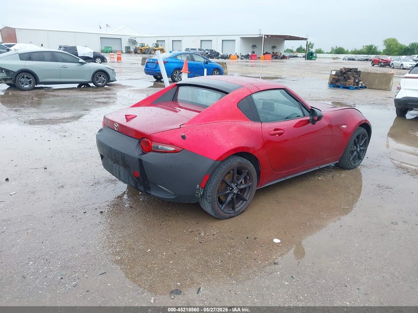 2019 Mazda Mx-5 VIN JM1NDAL75K0301696 IAAI salvage auction — HAIL, Original (Texas), sold $7,500 on 2026-08-12 (photo 4)