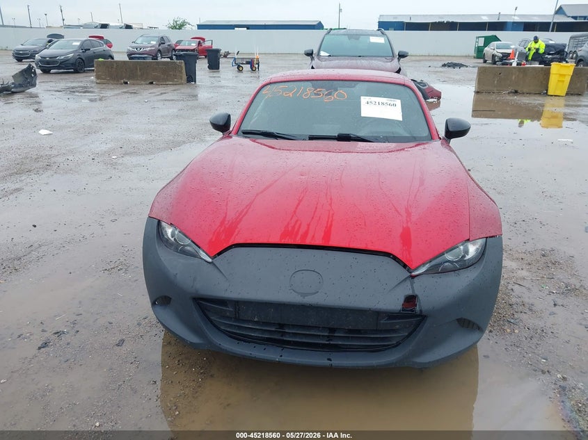 2019 Mazda Mx-5 VIN JM1NDAL75K0301696 IAAI salvage auction — HAIL, Original (Texas), sold $7,500 on 2026-08-12 (photo 6)