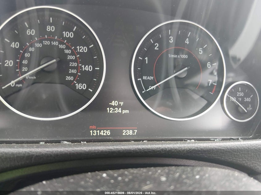 2013 BMW 3er VIN WBA3B9C59DF801240 IAAI salvage auction — ROLLOVER, Salvage Title, sold $525 on 2026-07-15 (photo 7)