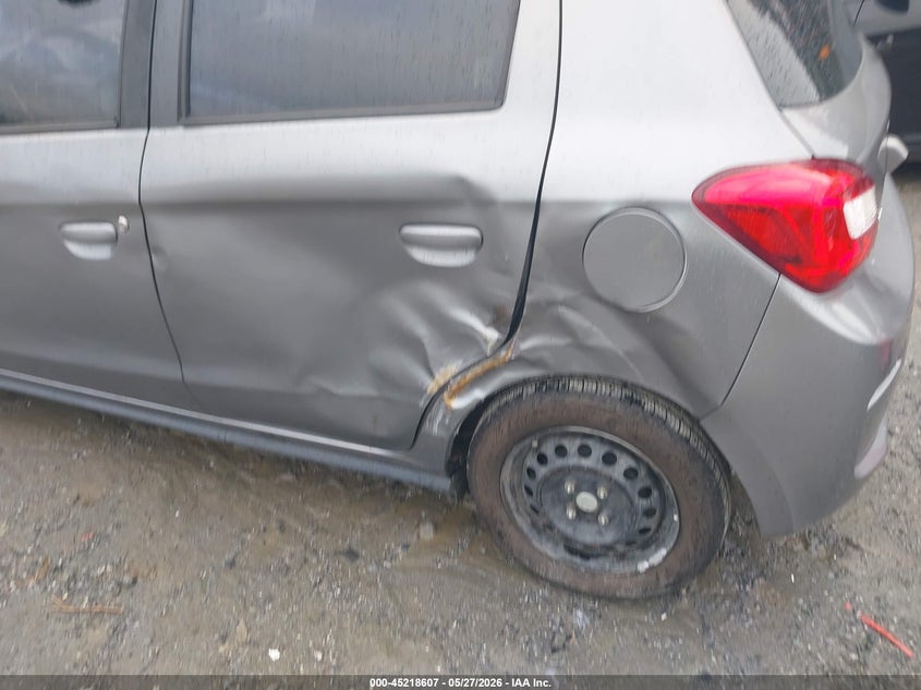 2020 Mitsubishi Mirage VIN ML32A3HJ3LH010664 IAAI salvage auction — SIDE, Salvage Title, sold $1,500 on 2026-07-17 (photo 6)