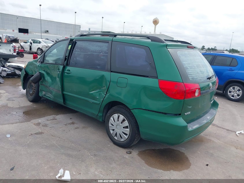 2006 Toyota Sienna VIN 5TDZA23C06S583648 IAAI salvage auction — LEFT SIDE, Salvage (Texas), sold $925 on 2026-07-09 (photo 3)
