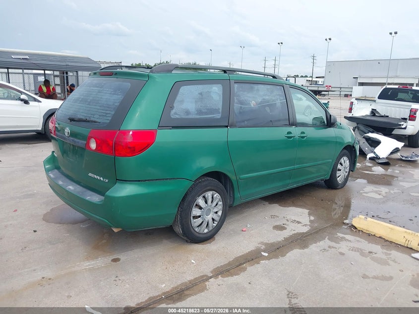 2006 Toyota Sienna VIN 5TDZA23C06S583648 IAAI salvage auction — LEFT SIDE, Salvage (Texas), sold $925 on 2026-07-09 (photo 4)