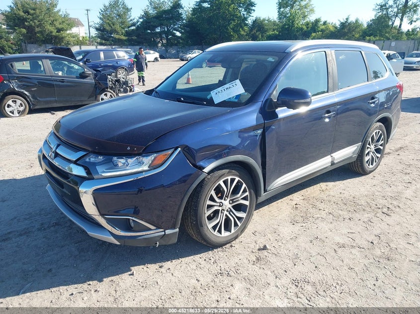 2018 Mitsubishi Outlander VIN JA4JZ4AX4JZ048573 IAAI salvage auction — LEFT FRONT, Salvage (New Jersey), sold $1,100 on 2026-07-28 (photo 2)
