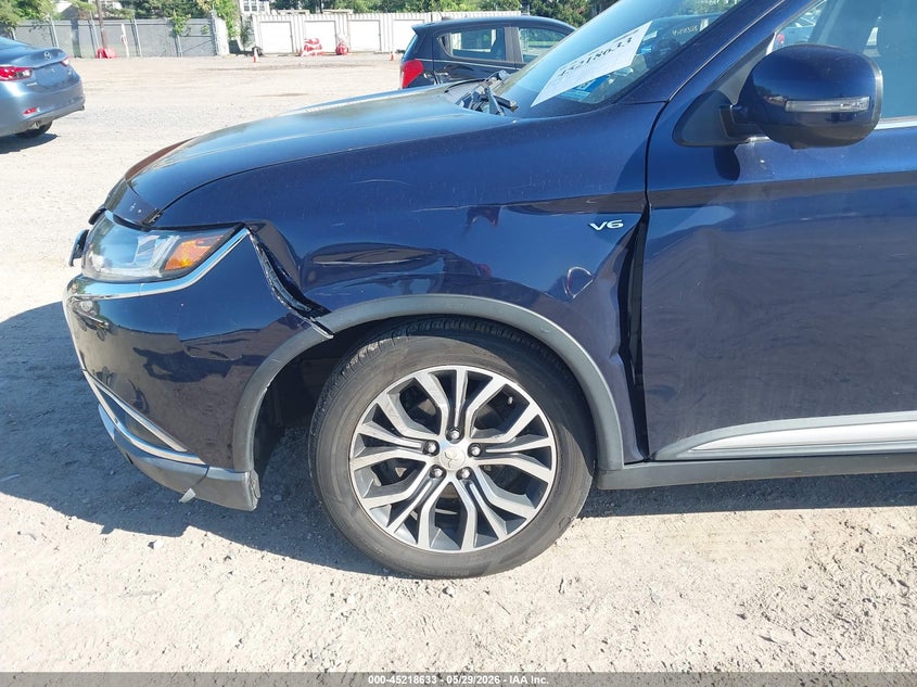 2018 Mitsubishi Outlander VIN JA4JZ4AX4JZ048573 IAAI salvage auction — LEFT FRONT, Salvage (New Jersey), sold $1,100 on 2026-07-28 (photo 6)