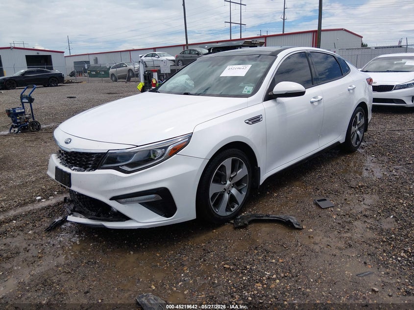 2020 Kia Optima VIN 5XXGT4L34LG425016 IAAI salvage auction — RIGHT FRONT, Salvage Title, sold $3,150 on 2026-07-08 (photo 2)