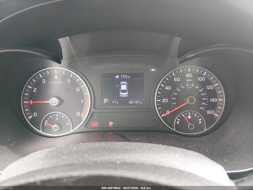 2020 Kia Optima VIN 5XXGT4L34LG425016 IAAI salvage auction — RIGHT FRONT, Salvage Title, sold $3,150 on 2026-07-08 (photo 7)