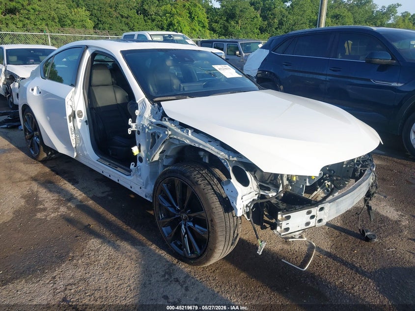 2025 Lexus Is VIN JTHGZ1B22S5083721 IAAI salvage auction — SIDE, Salvage Title, sold $16,000 on 2026-07-18 (photo 1)
