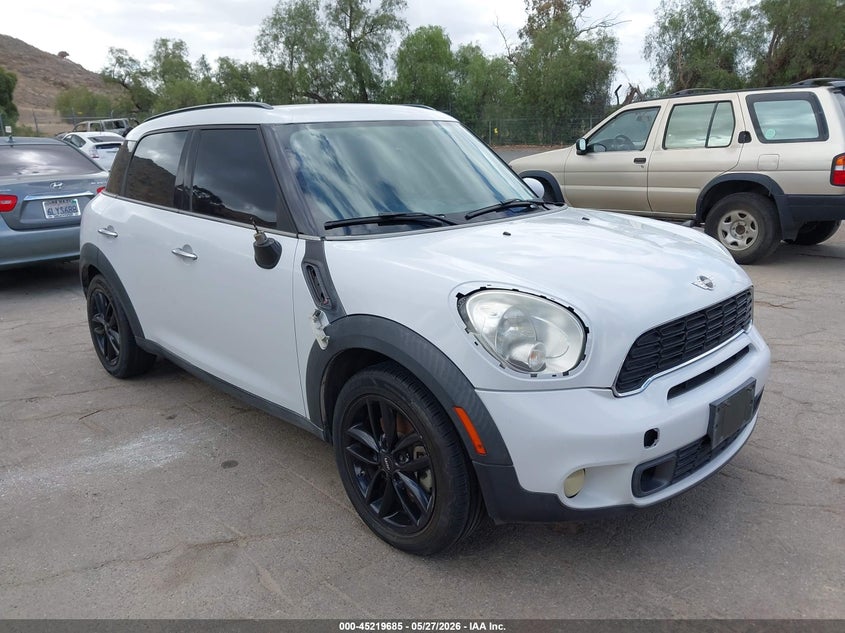 2012 Mini VIN WMWZC3C56CWL86008 IAAI salvage auction — NORMAL WEAR, Salvage (Texas), sold $225 on 2026-07-12 (photo 1)