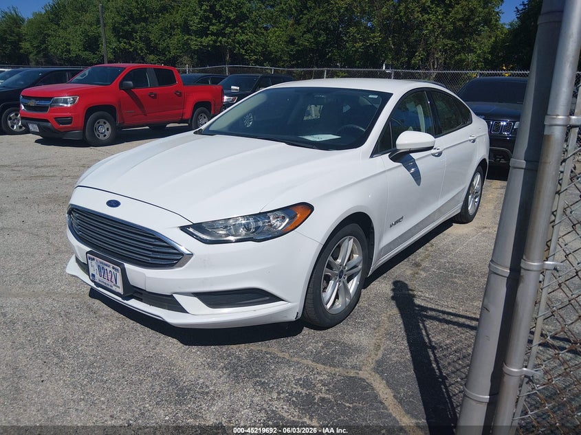 2018 Ford Fusion VIN 3FA6P0UU1JR281980 IAAI salvage auction — NORMAL WEAR, Sf97 (Rhode Island), sold $9,200 on 2026-07-31 (photo 2)