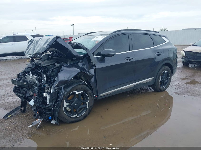 2026 Kia Sportage VIN 5XYK33DF0TG357208 IAAI salvage auction — FRONT END, Salvage (Texas), sold $4,950 on 2026-07-29 (photo 2)
