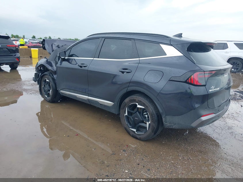 2026 Kia Sportage VIN 5XYK33DF0TG357208 IAAI salvage auction — FRONT END, Salvage (Texas), sold $4,950 on 2026-07-29 (photo 3)