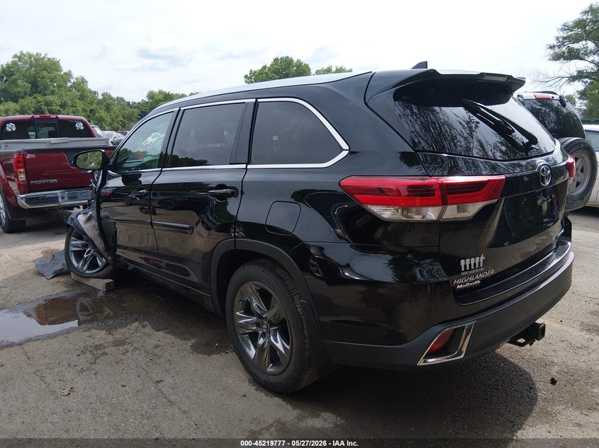 2017 Toyota Highlander VIN 5TDDZRFH0HS447686 IAAI salvage auction — LEFT FRONT, Salvage (Iowa), sold $6,300 on 2026-08-01 (photo 3)