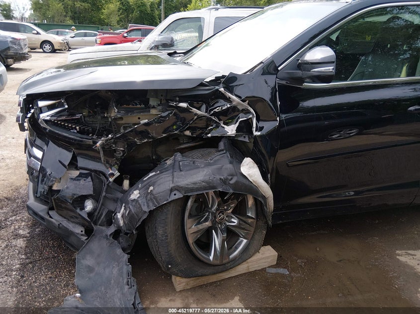 2017 Toyota Highlander VIN 5TDDZRFH0HS447686 IAAI salvage auction — LEFT FRONT, Salvage (Iowa), sold $6,300 on 2026-08-01 (photo 6)