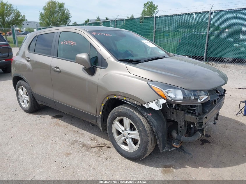 2020 Chevrolet Trax VIN KL7CJNSB1LB344108 IAAI salvage auction — FRONT END, Salvage Title, sold $2,050 on 2026-07-07 (photo 1)