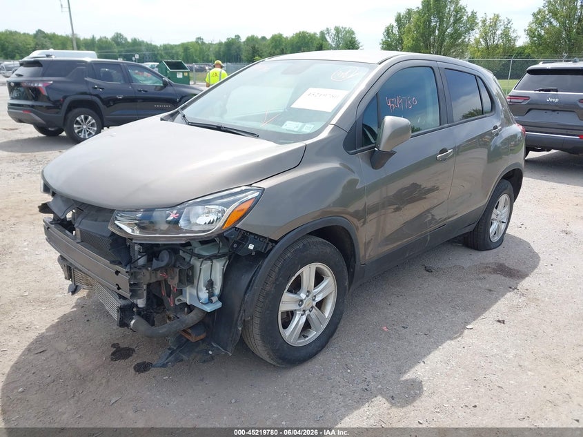 2020 Chevrolet Trax VIN KL7CJNSB1LB344108 IAAI salvage auction — FRONT END, Salvage Title, sold $2,050 on 2026-07-07 (photo 2)