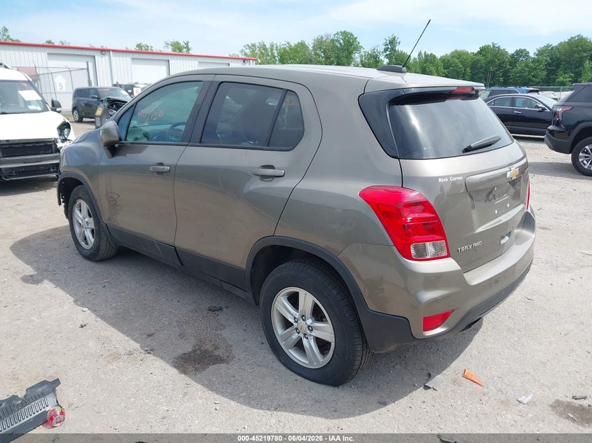 2020 Chevrolet Trax VIN KL7CJNSB1LB344108 IAAI salvage auction — FRONT END, Salvage Title, sold $2,050 on 2026-07-07 (photo 3)