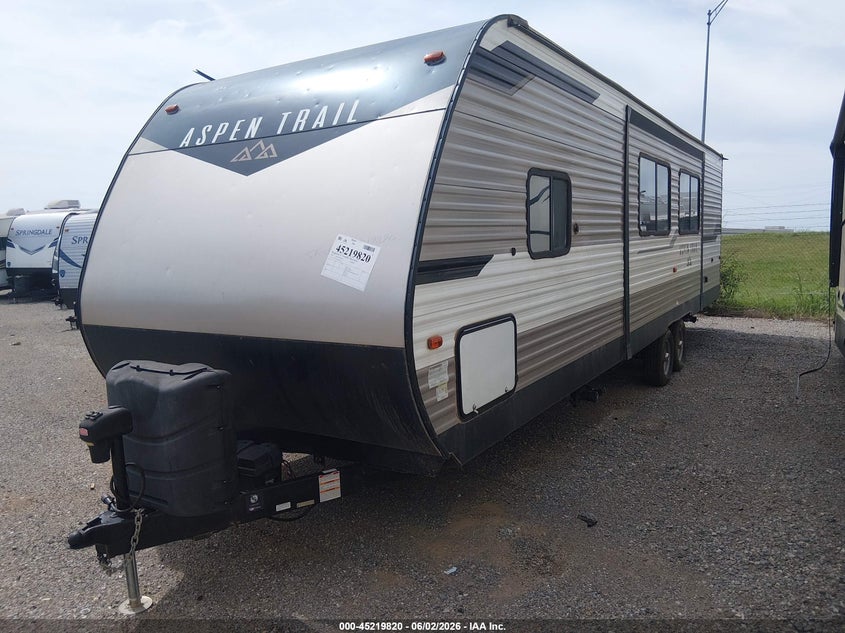 2021 Dutchman Other VIN 4YDT3022XM8923545 IAAI salvage auction — HAIL, Clear (Oklahoma), sold $8,200 on 2026-08-04 (photo 2)