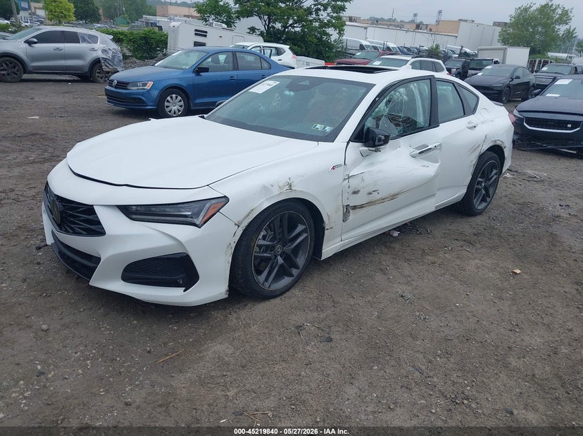 2024 Acura Tlx VIN 19UUB6F57RA002113 IAAI salvage auction — ENGINE DAMAGE, Salvage (Pennsylvania), sold $8,050 on 2026-07-31 (photo 2)