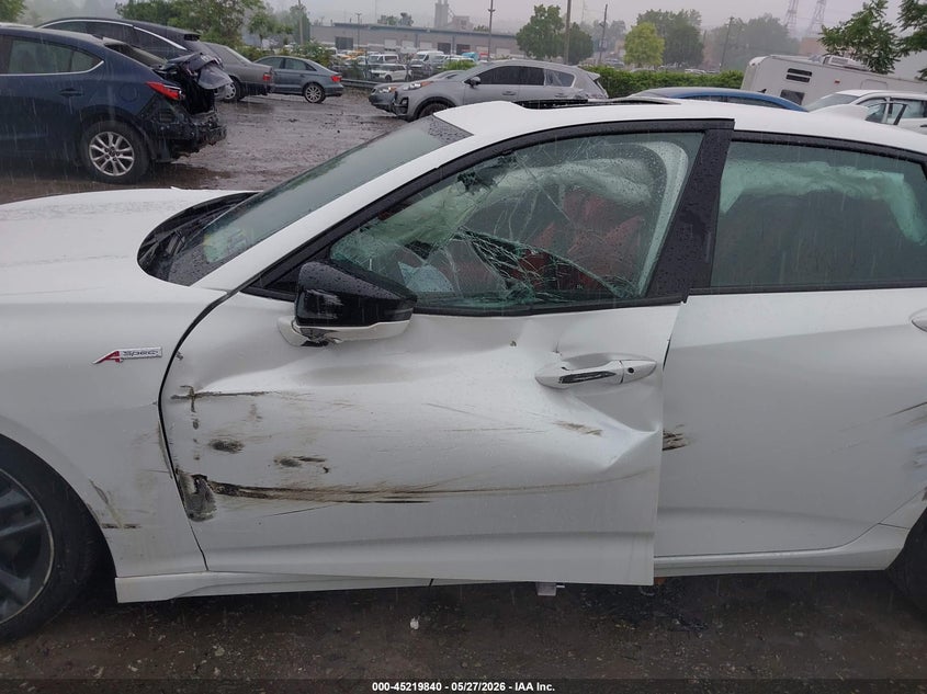 2024 Acura Tlx VIN 19UUB6F57RA002113 IAAI salvage auction — ENGINE DAMAGE, Salvage (Pennsylvania), sold $8,050 on 2026-07-31 (photo 6)