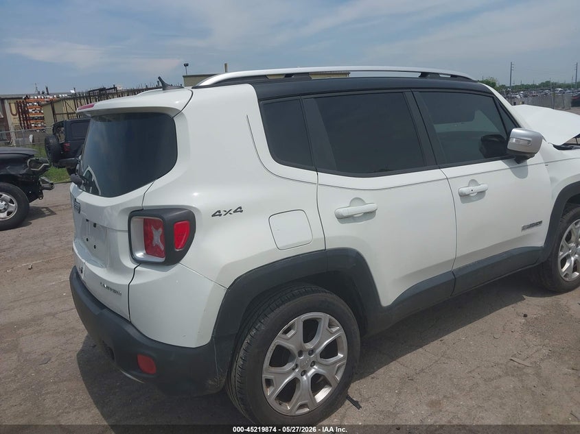 2016 Jeep Renegade VIN ZACCJBDTXGPD11207 IAAI salvage auction — FRONT END, Wait Title, sold $650 on 2026-08-20 (photo 4)