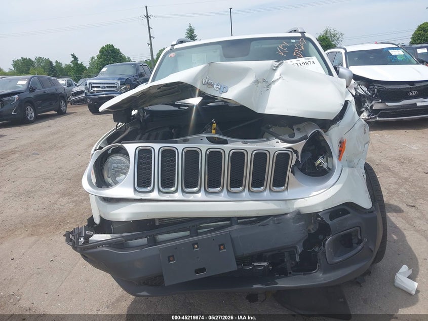 2016 Jeep Renegade VIN ZACCJBDTXGPD11207 IAAI salvage auction — FRONT END, Wait Title, sold $650 on 2026-08-20 (photo 6)