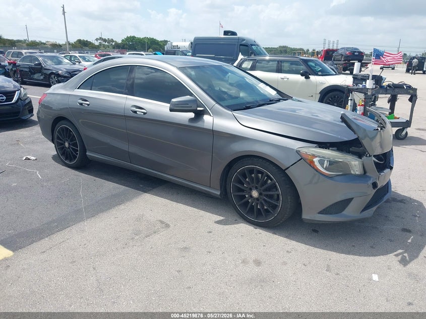 2014 Mercedes-benz Cla-klasse VIN WDDSJ4EB9EN157825 IAAI salvage auction — FRONT END, Rebuildable (Florida), sold $1,450 on 2026-08-15 (photo 1)