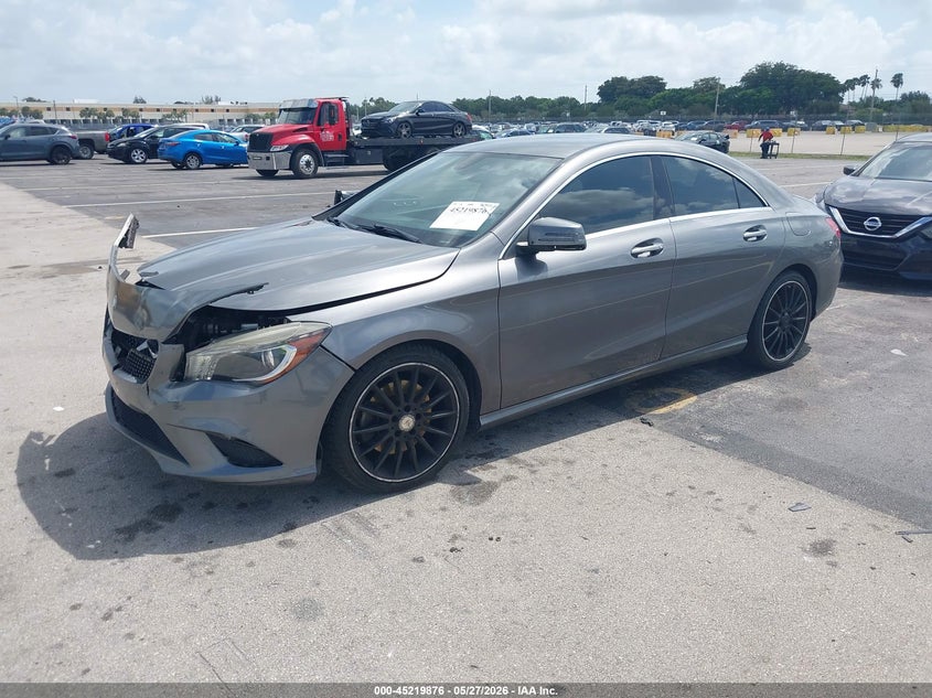 2014 Mercedes-benz Cla-klasse VIN WDDSJ4EB9EN157825 IAAI salvage auction — FRONT END, Rebuildable (Florida), sold $1,450 on 2026-08-15 (photo 2)