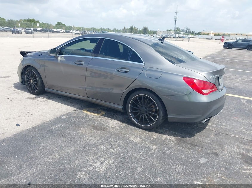 2014 Mercedes-benz Cla-klasse VIN WDDSJ4EB9EN157825 IAAI salvage auction — FRONT END, Rebuildable (Florida), sold $1,450 on 2026-08-15 (photo 3)