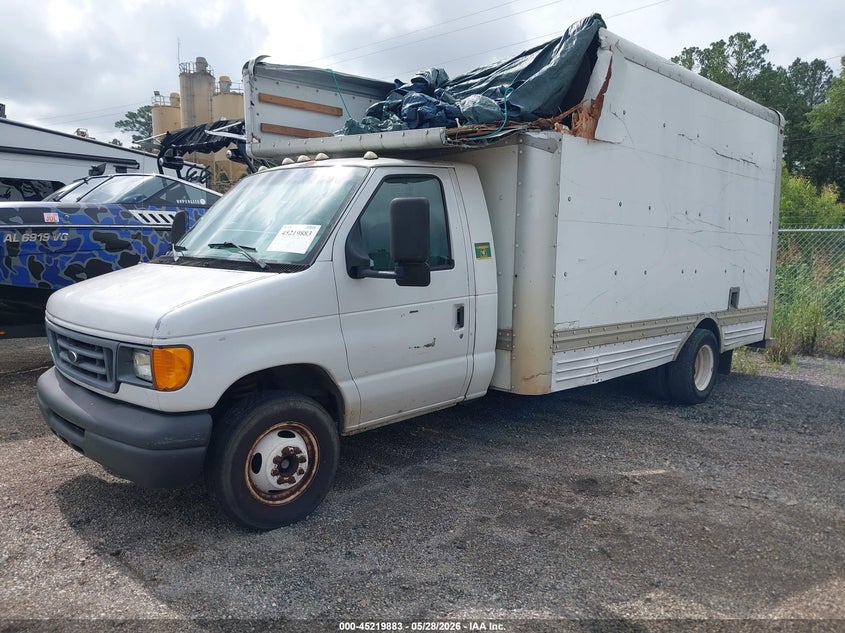 2006 Ford E-450 VIN 1FDXE45S26HA40975 IAAI salvage auction — ROOF, Salvage (Alabama), sold $650 on 2026-07-08 (photo 2)