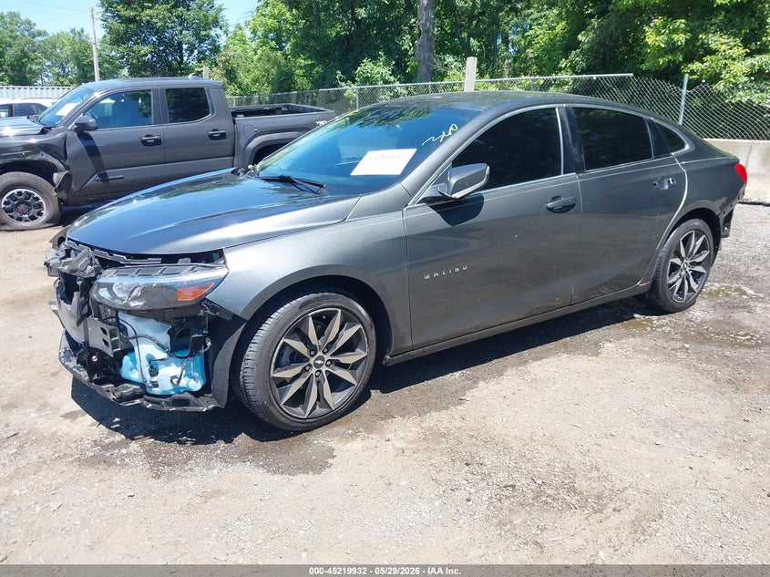 2017 Chevrolet Malibu VIN 1G1ZE5ST0HF279710 IAAI salvage auction — FRONT END, Salvage Title, sold $1,250 on 2026-07-10 (photo 2)