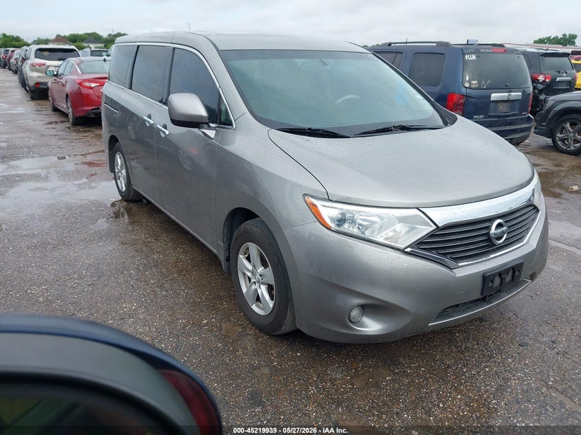 2012 Nissan Quest VIN JN8AE2KPXC9032860 IAAI salvage auction — LEFT SIDE, Salvage Title, sold $950 on 2026-07-22 (photo 1)