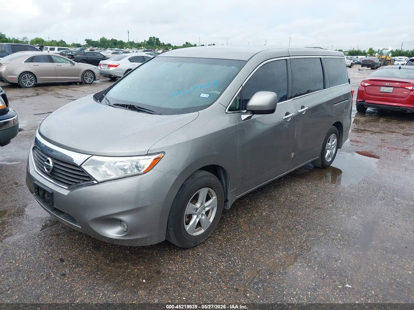 2012 Nissan Quest VIN JN8AE2KPXC9032860 IAAI salvage auction — LEFT SIDE, Salvage Title, sold $950 on 2026-07-22 (photo 2)