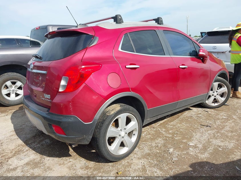 2015 Buick Encore VIN KL4CJASB8FB121087 IAAI salvage auction — FRONT END, Salvage Title, sold $875 on 2026-07-07 (photo 4)
