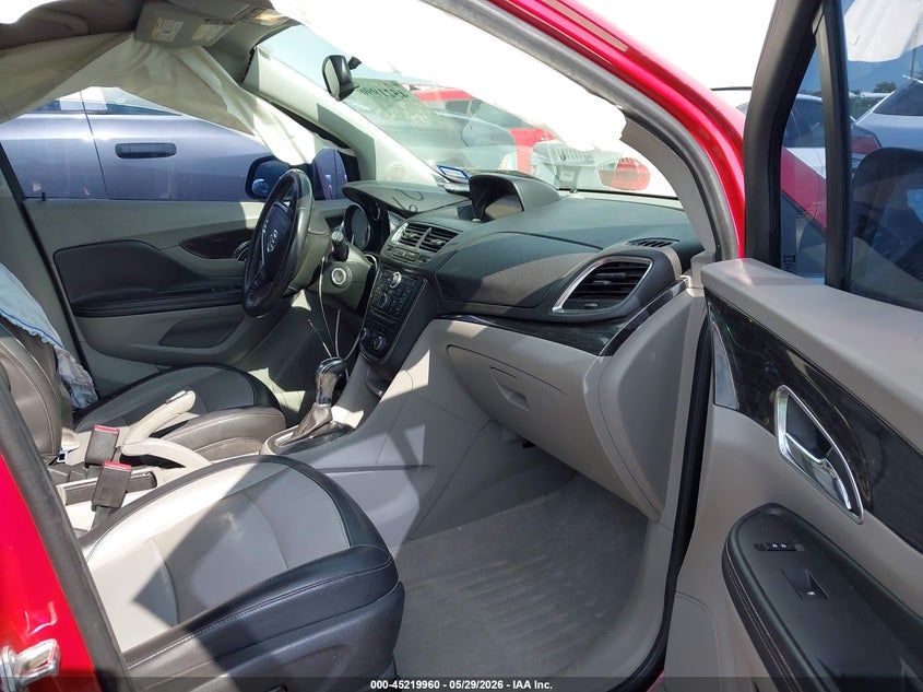 2015 Buick Encore VIN KL4CJASB8FB121087 IAAI salvage auction — FRONT END, Salvage Title, sold $875 on 2026-07-07 (photo 5)