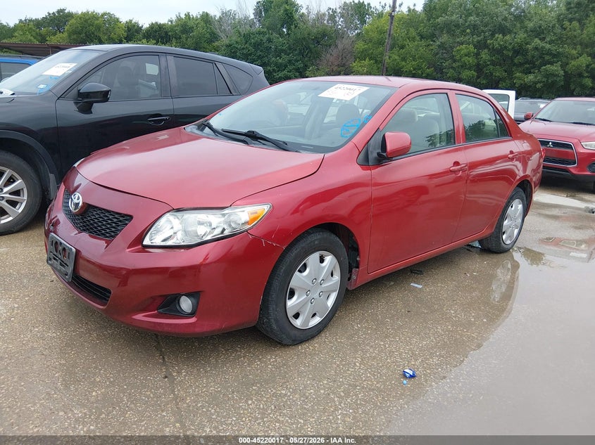 2010 Toyota Corolla VIN JTDBU4EE7AJ075315 IAAI salvage auction — NORMAL WEAR, Salvage (Texas), sold $900 on 2026-07-29 (photo 2)