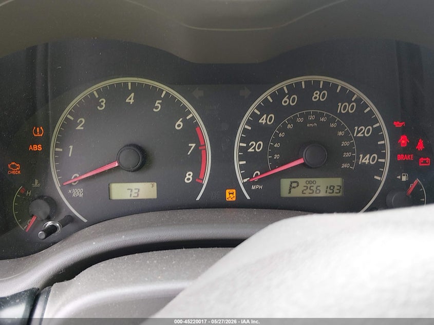 2010 Toyota Corolla VIN JTDBU4EE7AJ075315 IAAI salvage auction — NORMAL WEAR, Salvage (Texas), sold $900 on 2026-07-29 (photo 7)